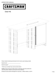 Craftsman Door Kit Instruction Manual