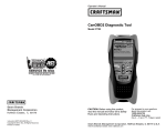 Craftsman CanOBD Diagnostic Tool Owner's Manual