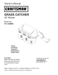 Craftsman 917.24899 User's Manual