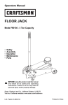 Craftsman 50136 User's Manual