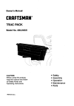 Craftsman 486.24635 Owner's Manual