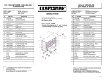 Craftsman 14-Drawer Service Parts