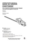 Craftsman 40-Volt Owner's Manual