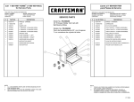 Craftsman 32-Inch Service Parts