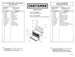 Craftsman 5-Drawer Service Parts