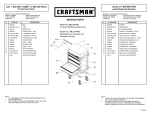 Craftsman 4-Drawer Service Parts