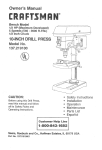 Craftsman 137.2191 User's Manual