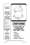 Craftsman 113.17965 User's Manual
