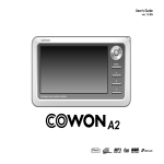 Cowon Systems A2 User's Manual
