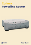Corinex Global Powerline Router User's Manual
