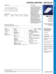 Cooper Lighting Wraparound Series WBI User's Manual