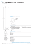 Cooper Lighting Square Straight Aluminum SSA User's Manual