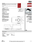 Cooper Lighting QCT902ICMH User's Manual