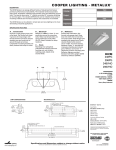 Cooper Lighting P4SP-MX SE User's Manual