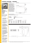 Cooper Lighting P4C800 User's Manual