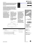 Cooper Lighting Metalux I5455 User's Manual