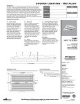 Cooper Lighting T8 User's Manual