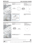 Cooper Lighting METALUX CPD-1200H User's Manual