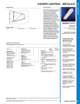 Cooper Lighting Metalux BA SERIES User's Manual