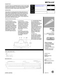 Cooper Lighting Metalux 8I5355 User's Manual