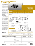 Cooper Lighting LV240MHSQ User's Manual