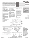 Cooper Lighting FAIL-SAFE SCF12 User's Manual