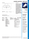 Cooper Lighting EIVM Series User's Manual