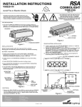 Cooper Lighting V90229-1N User's Manual