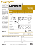 Cooper Lighting COMBOLIGHT LV3005IS User's Manual