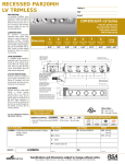 Cooper Lighting Combolight LV250MH User's Manual