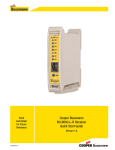 Cooper Bussmann BU-905U-L-R User's Manual