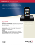 Control4 C4-IPDKTT-E-B User's Manual