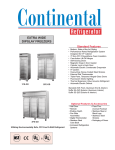 Continental Refrigerator 1FE-GD User's Manual