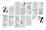 Conair 141F User's Manual