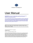 Computer Tech Link Meridian User's Manual