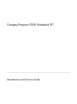 Compaq F500 User's Manual