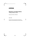 Compaq Presario 3000 Series User's Manual