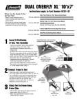 Coleman 9232-107 User's Manual