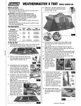 Coleman 2000001596STITCHLINE User's Manual