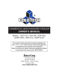 ColdTech JIMEX J1GF-20S User's Manual