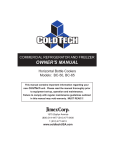 ColdTech BC-50 User's Manual