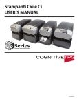 Cognitive Solutions Printer CI User's Manual