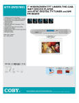 COBY electronic KTF-DVD7093 User's Manual