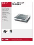 COBY electronic DVD-717 User's Manual