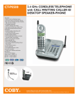 COBY electronic CX24 User's Manual