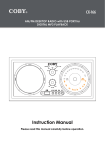 COBY electronic CX-166 User's Manual