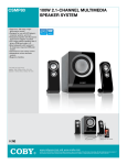 COBY electronic CSMP80 User's Manual