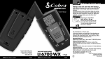 Cobra Electronics LI6700WX User's Manual