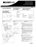 Closet Maid Large Trash Bag Holder 3024 User's Manual