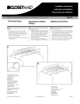 Closet Maid 9-Pair User's Manual